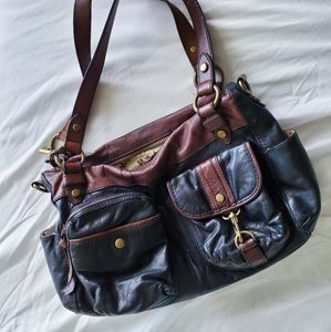 Fossil purse. Leather bag.